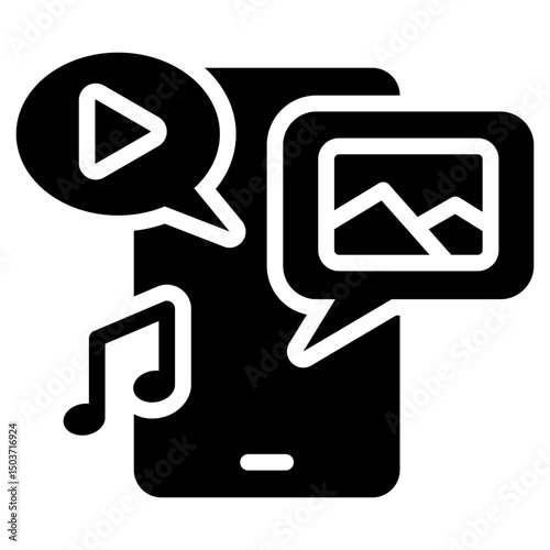 Content Glyph Icon