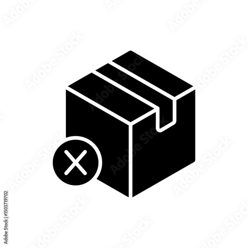 Out of Stock icon vector design templates simple and modern concept, isolated on white background
