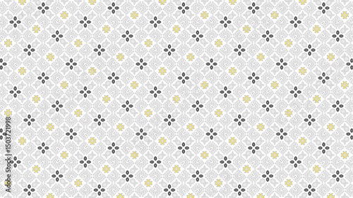 Trendy Modern seamless pattern, vector wallpaper, floral wrapping paper, fabric for decoration.