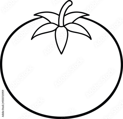 vector tomato icon