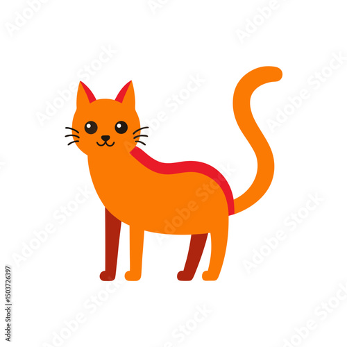 Curious Cat Peeking Doodle Vector For A Funny And Inquisitive Pet Clip