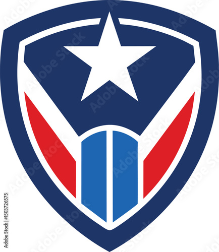 veterans flag emblem