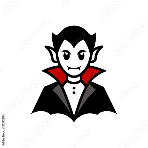 Vampire In A Coffin Doodle Vector For A Spooky And Sleeping Undead