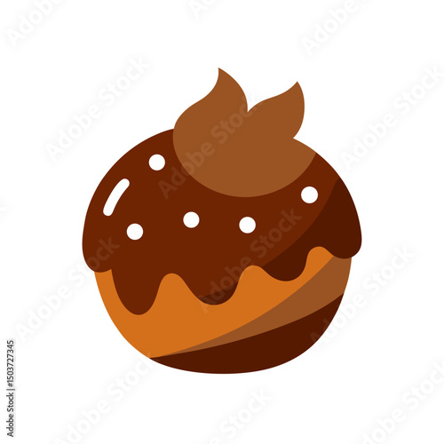 Dark Chocolate Bar Doodle Vector For A Rich And Bitter Sweet Treat