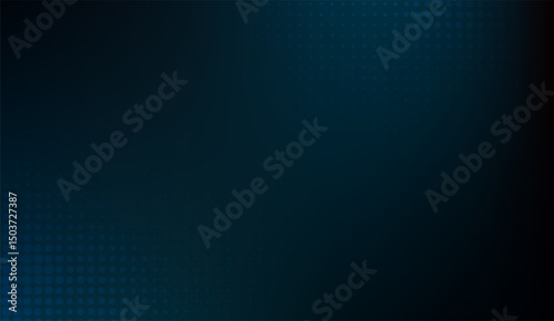 Elegant Deep Blue Dot Grid Pattern Background, Subtle Halftone Design for Modern Tech Visuals, Stylish Backdrop for Presentations and Design Projects