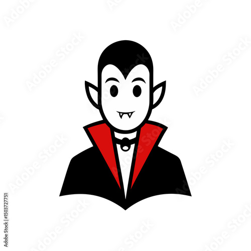 Vampire Fangs Doodle Vector With Blood For A Classic Horror Monster Bite