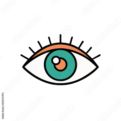 Crying Eye Doodle Vector With A Teardrop For A Sad And Emotional Vibe