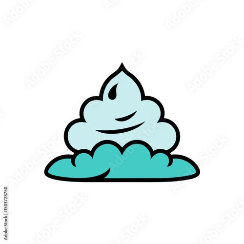 Thick Ground Fog Doodle Vector For Creating A Mysterious And Eerie Mood