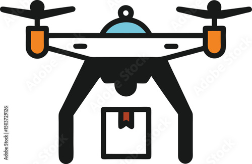 delivery drone carrying package