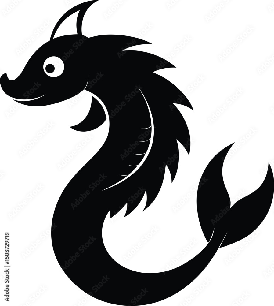 Fototapeta premium dreamy dragon fish fish