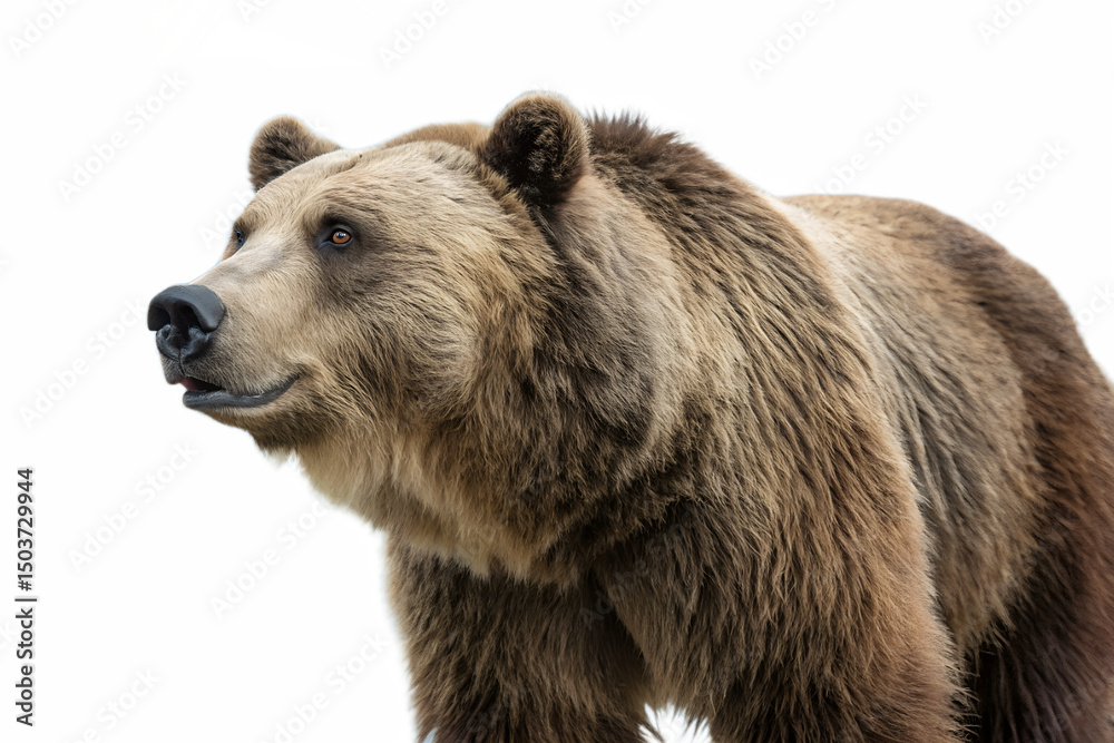 Fototapeta premium Bear Animal Illustration Transparent Background
