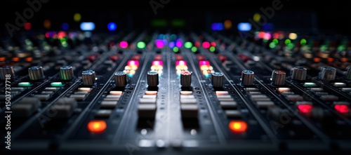Audio mixing console equipment for sound