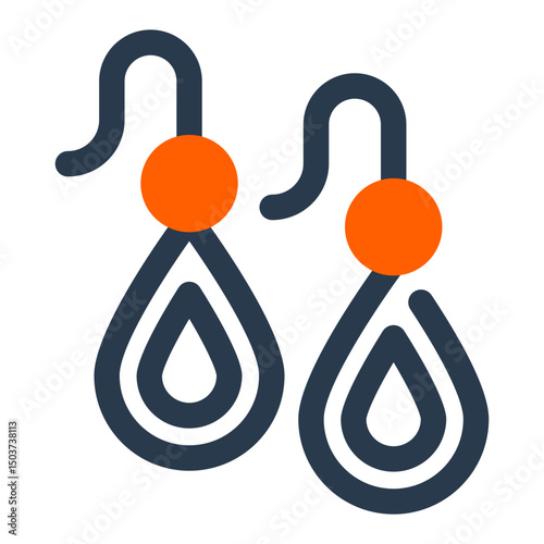 Elegant Drop Earrings with Hooks