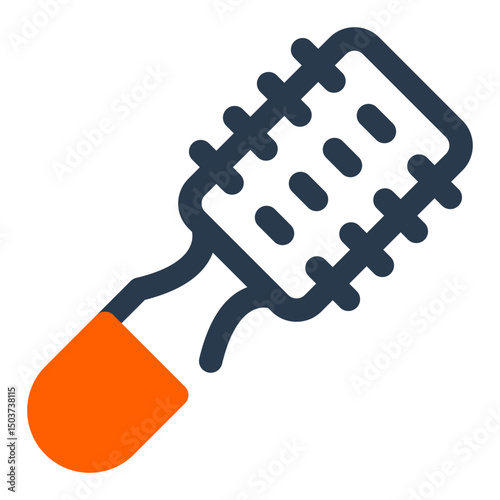 Hairbrush with Rounded Bristles for Styling