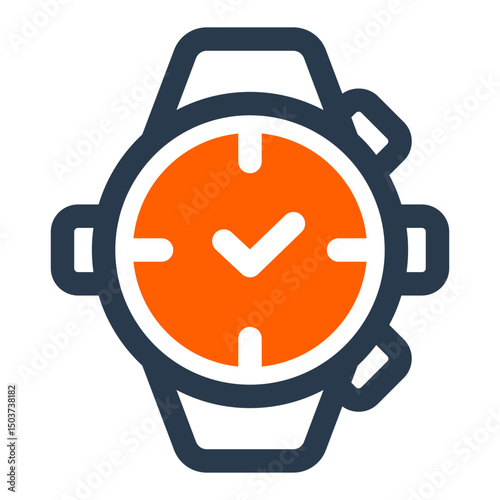 Wristwatch with Classic Prom Countdown