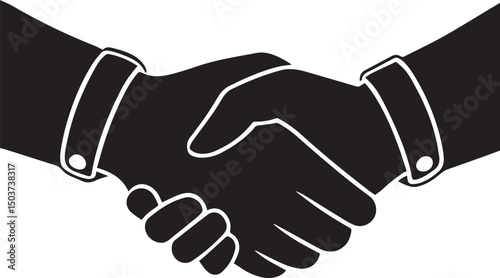 handshake vector illustration