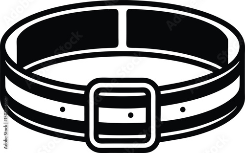 Belt Icon Outline Vector Illustration