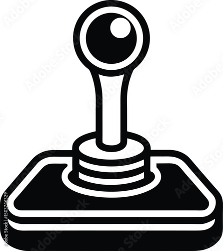 Joystick Icon Outline Vector Illustration