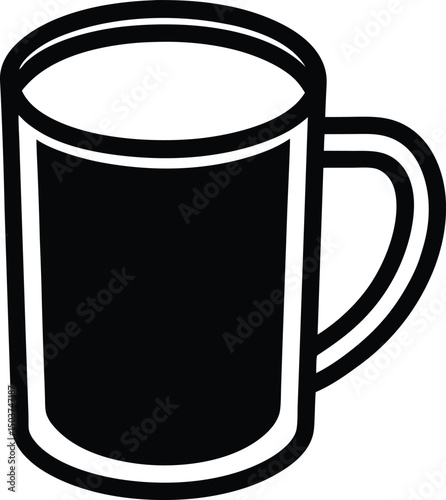 Mug Icon Outline Vector Illustration