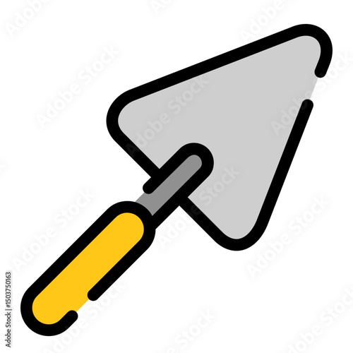 cement trowel icon	