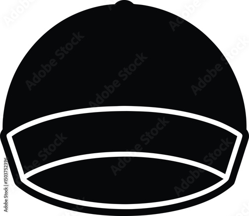 Surgical Cap Icon Outline Vector Illustration