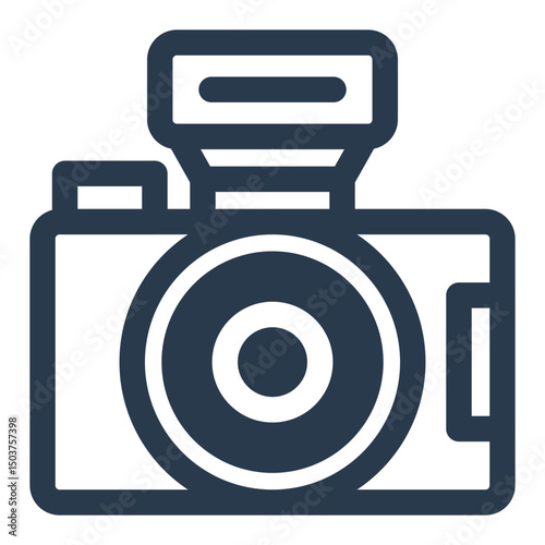 Camera with Flash Icon for Prom Night