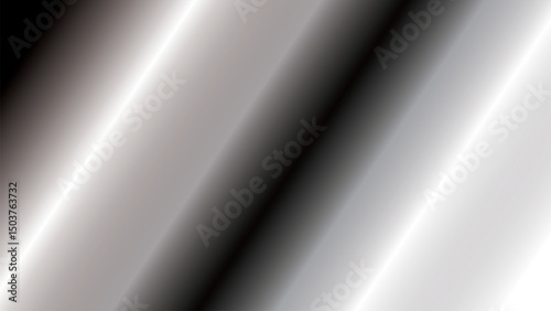 Abstract black transparent background with brushed steel texture and shiny metallic lines