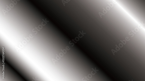 Abstract black transparent background with brushed steel texture and shiny metallic lines