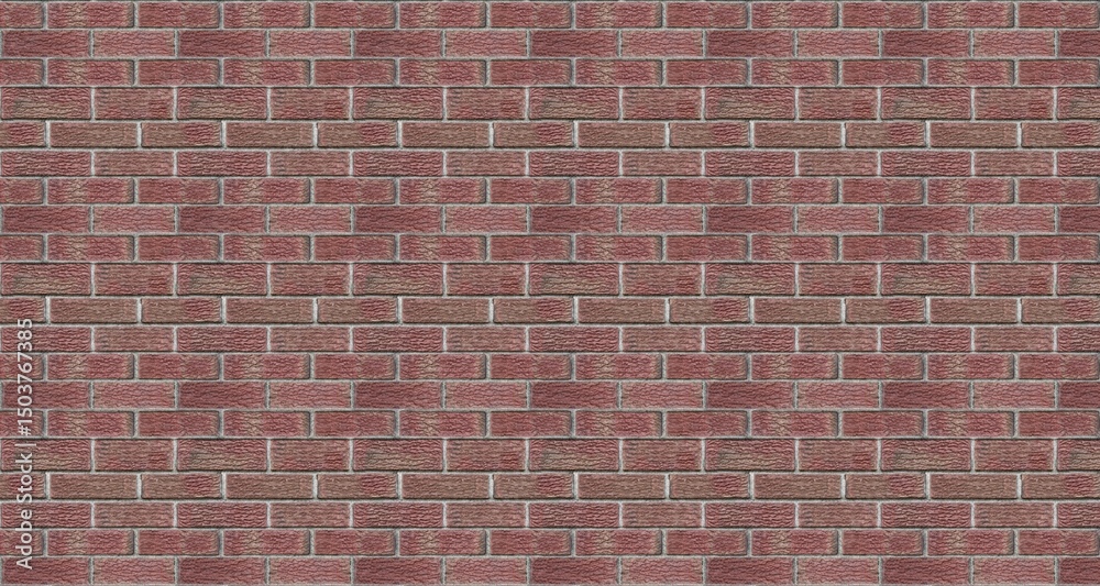 Fototapeta premium a textured brick wall. It could be used for wallpaper or architectural design.