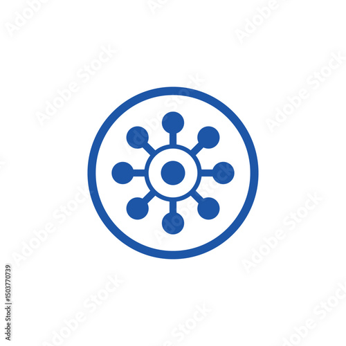 Circular Business Process Vector Icon