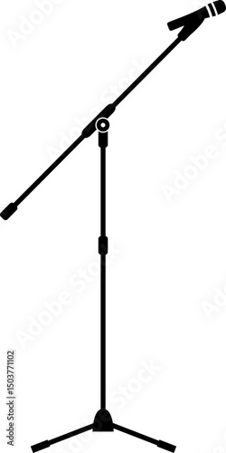 Black microphone