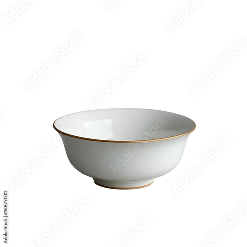 empty white bowl
