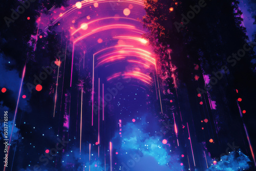 Futuristic abstract background
