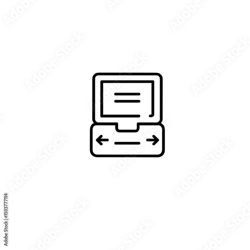 Simple line interface icon for Style Wishlist, minimalist design