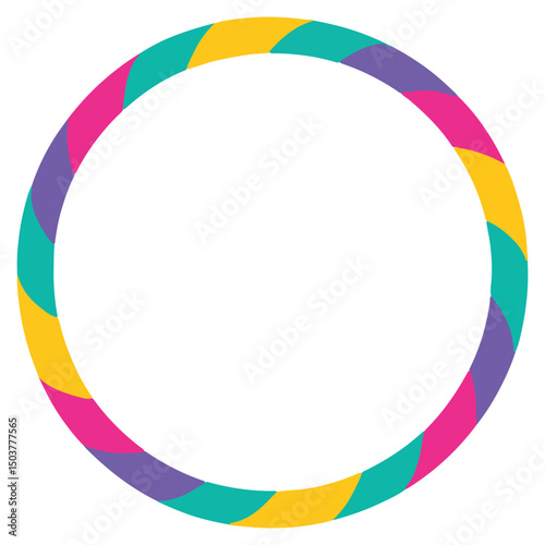 Hula Hoop 90s nostalgic illustration, nostalgic 1990s colorful clipart, 90s nostalgic design sublimation
