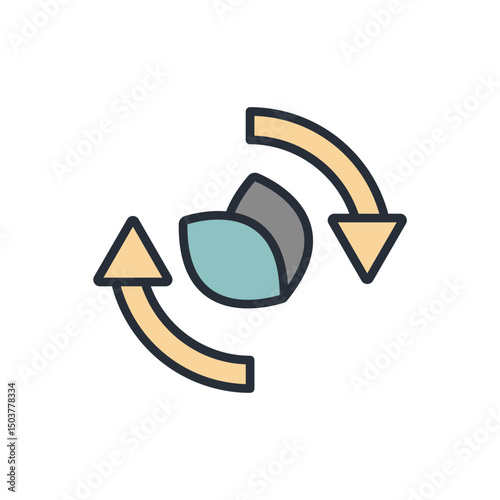 net zero icon collection .design style with background