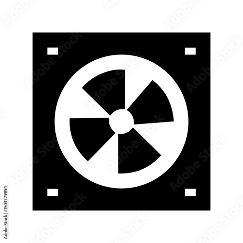 blower glyph icon