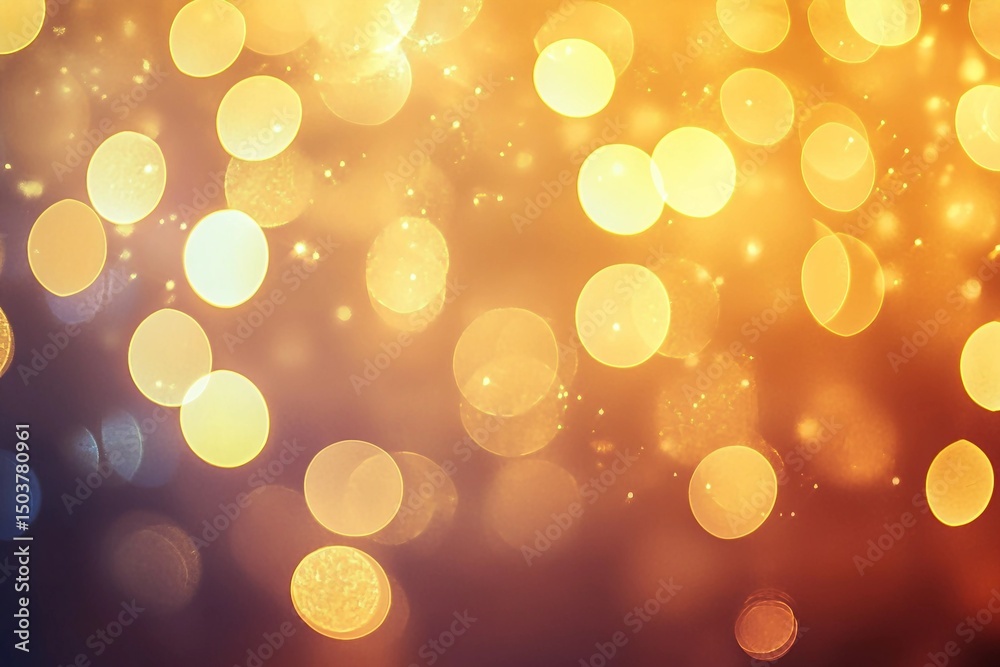 Fototapeta premium Festive sparkling lights stock photo