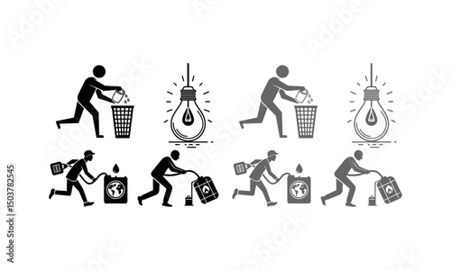 You can?t give your best to the world if you?re running on empty'') need related icon black and vector only icon.ai