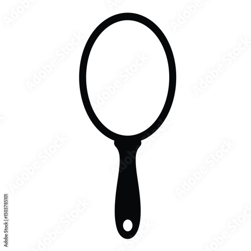 magnifying glass isolated on white