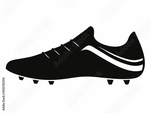  Sports, cleats, Shoe silhouette illustration. Sports cleats silhouette vector. sport shoes. soccer shoes. mountain boots. silhouette vector illustration