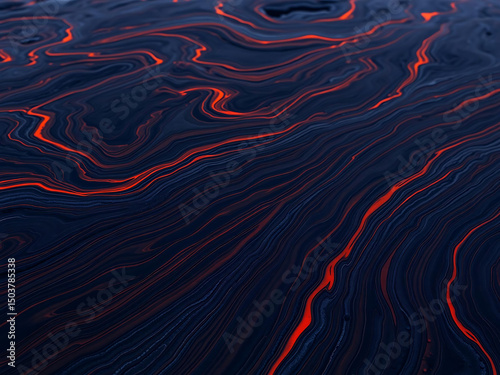 Lava Flow Patterns
