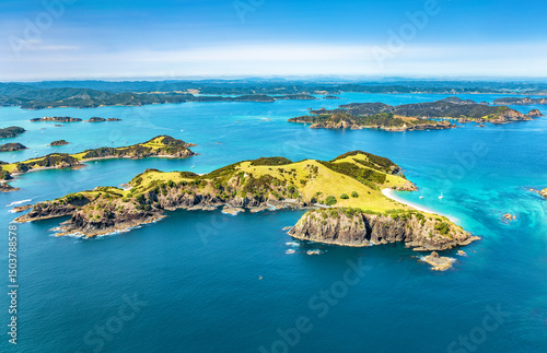 Waewaetorea Island, Bay of Islands, North Island, New Zealand, Oceania.