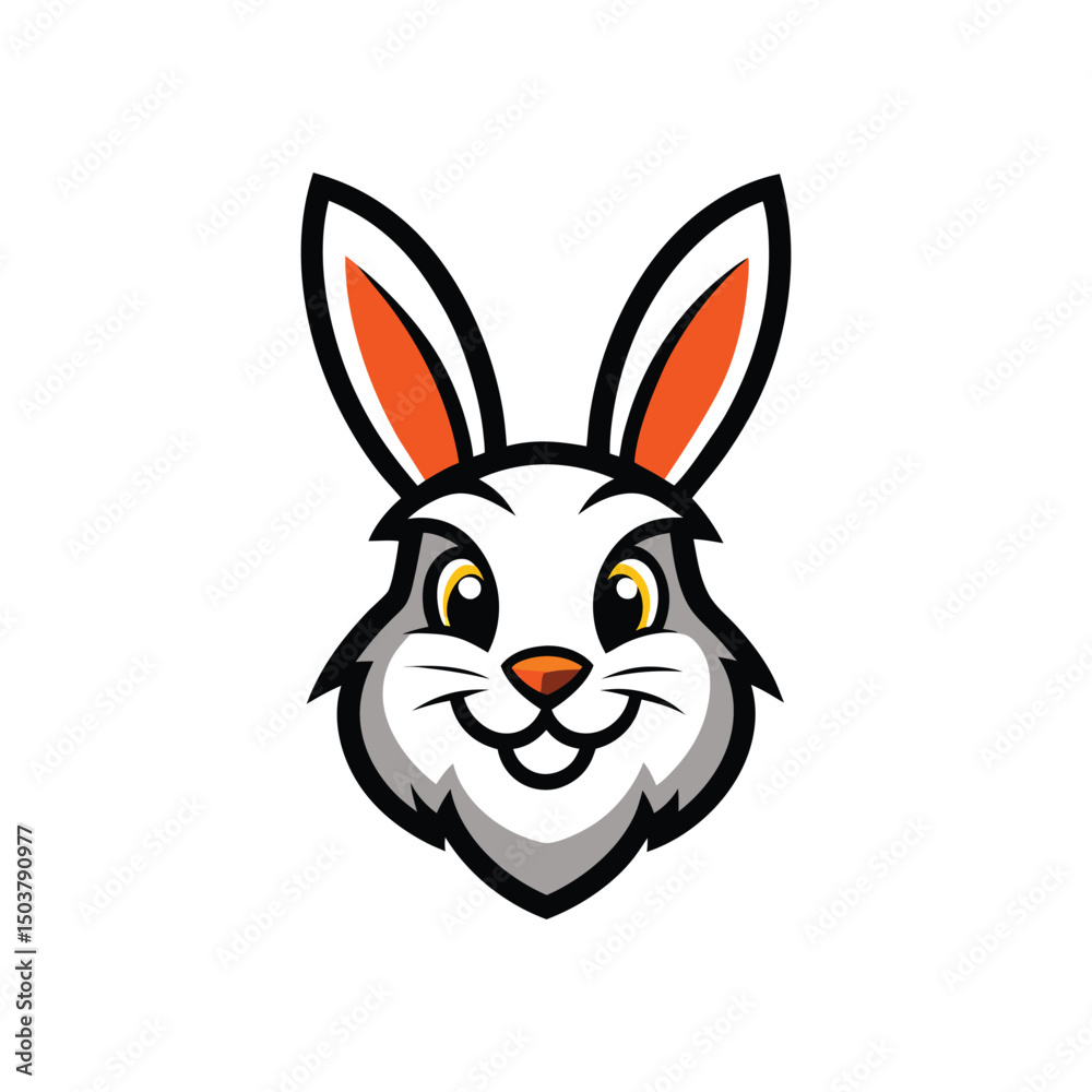 rabbit mascot logo rabbit mascot logo