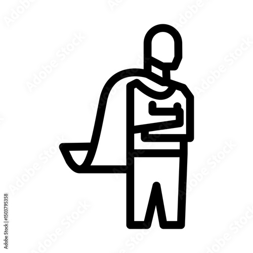 Father's Day Superhero Cape Icon