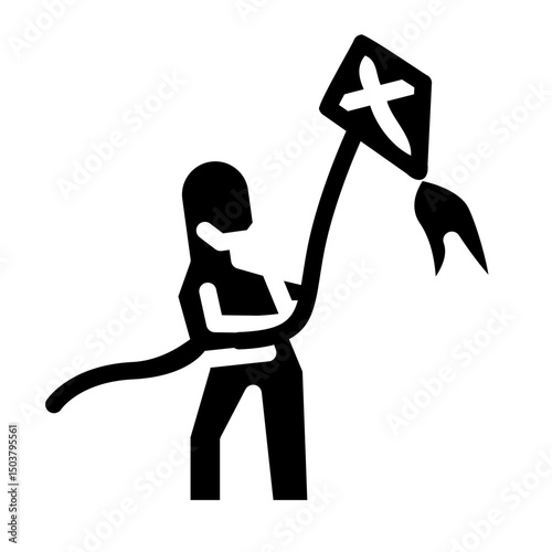 Father's Day Kite Flying Icon