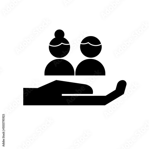 Start-Up Glyph Icon Family Care