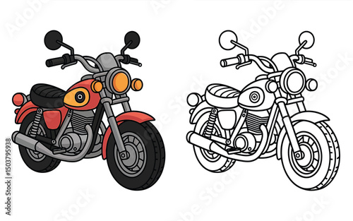 Illusion image vector of simple drawing and line art(15).eps