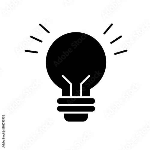 Start-Up Glyph Icon Idea