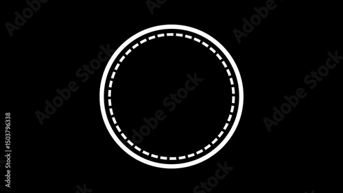 10 second Count Down on black background